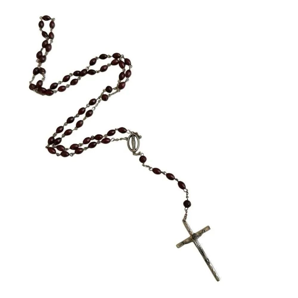 Red beaded rosary
